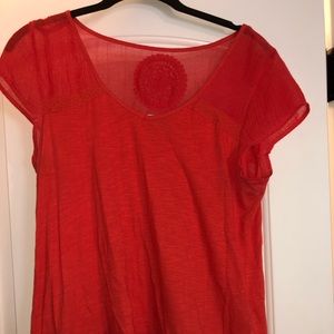 Lucky Brand orange t-shirt